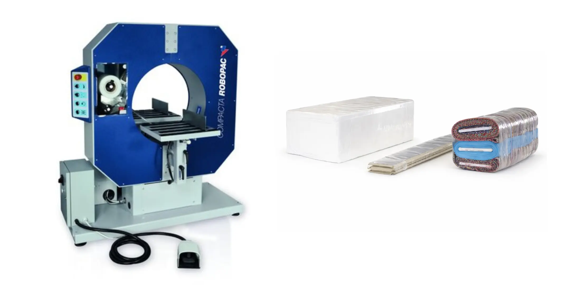 Robopac Compacta Semi-Automatic Horizontal Stretch Wrapping Machine