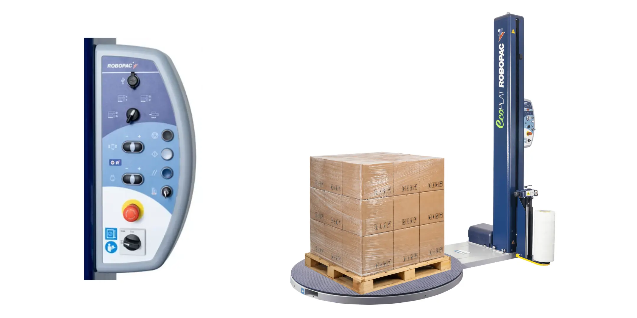 Robopac Eco Plat Table Stretch Machine