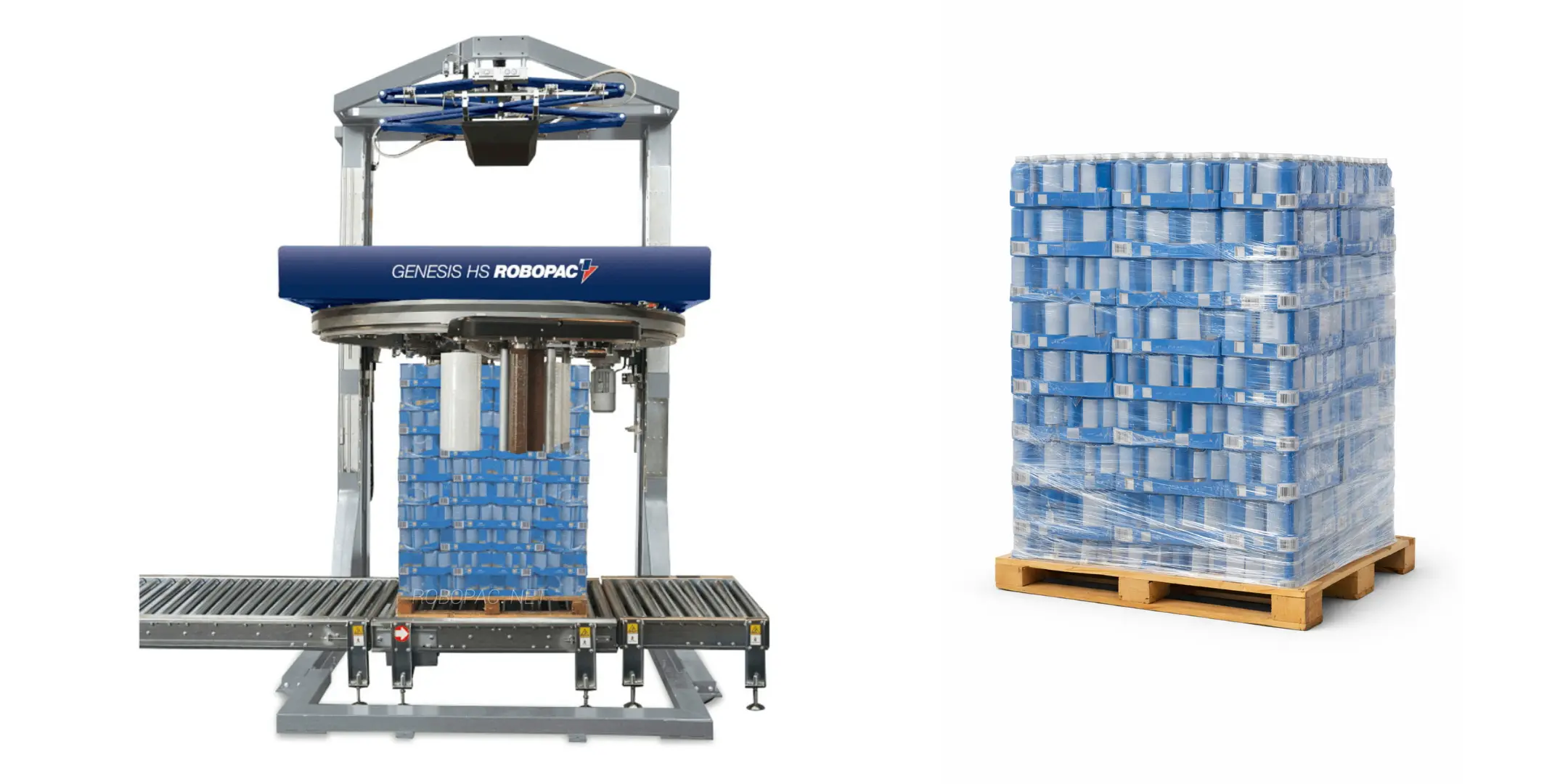 Robopac Genesis HS 50 Automatic Pallet Stretching Machine
