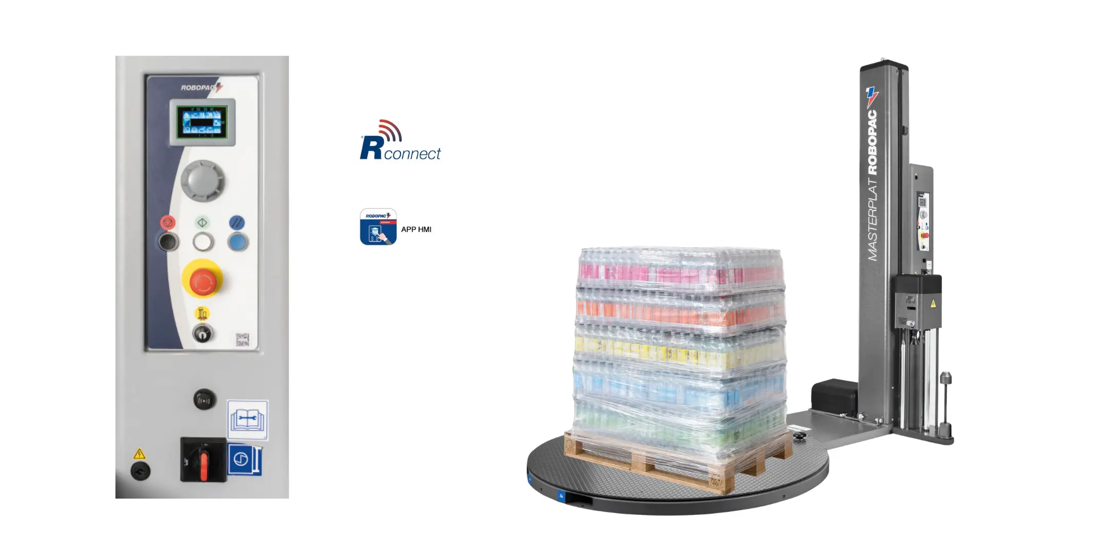 Robopac Masterplat Inox Table Stretch Machine