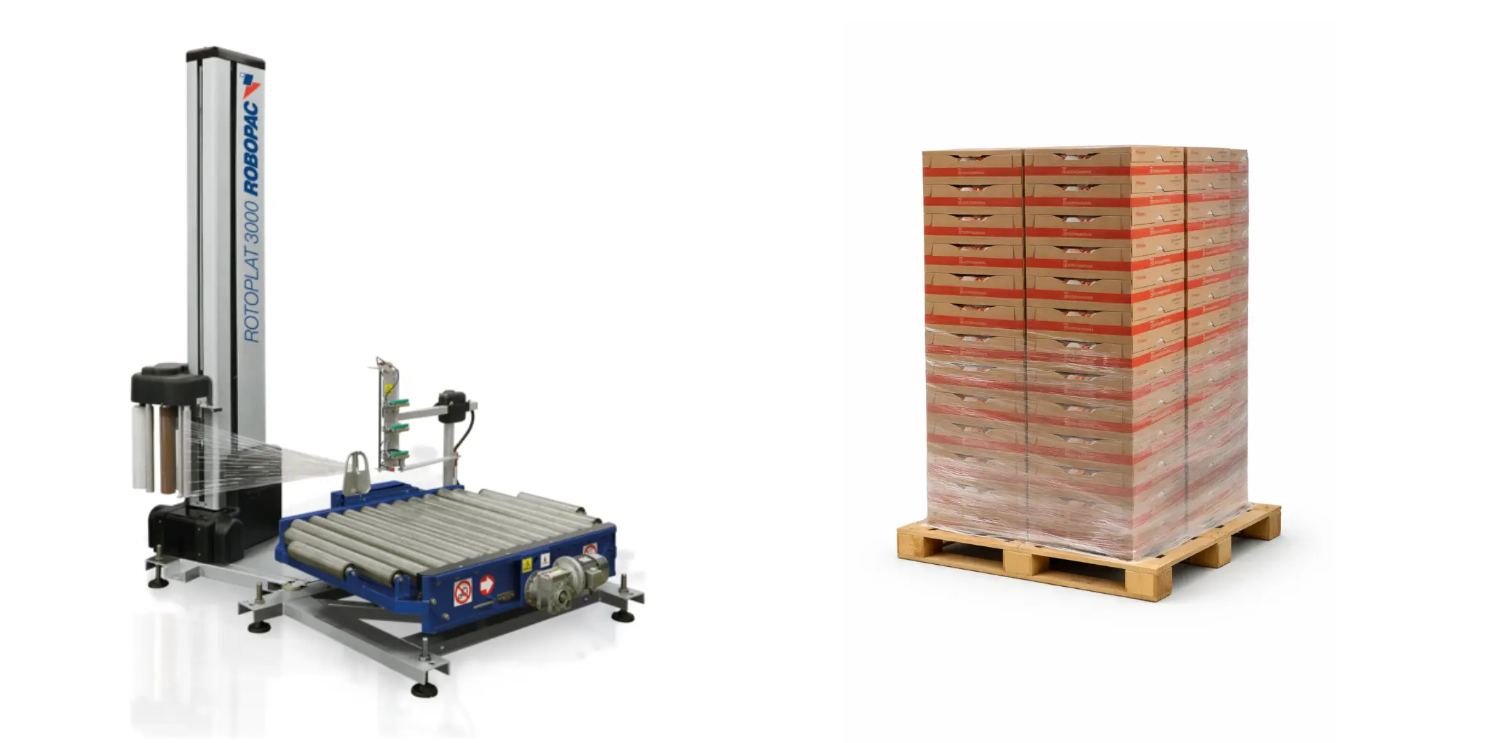 Robopac Rotoplat 3000 Full Otomatik Streç Makinesi