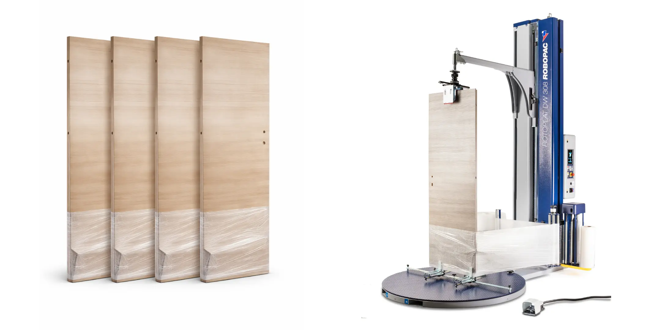 Robopac Rotoplat DW Table Pallet Stretch Machine