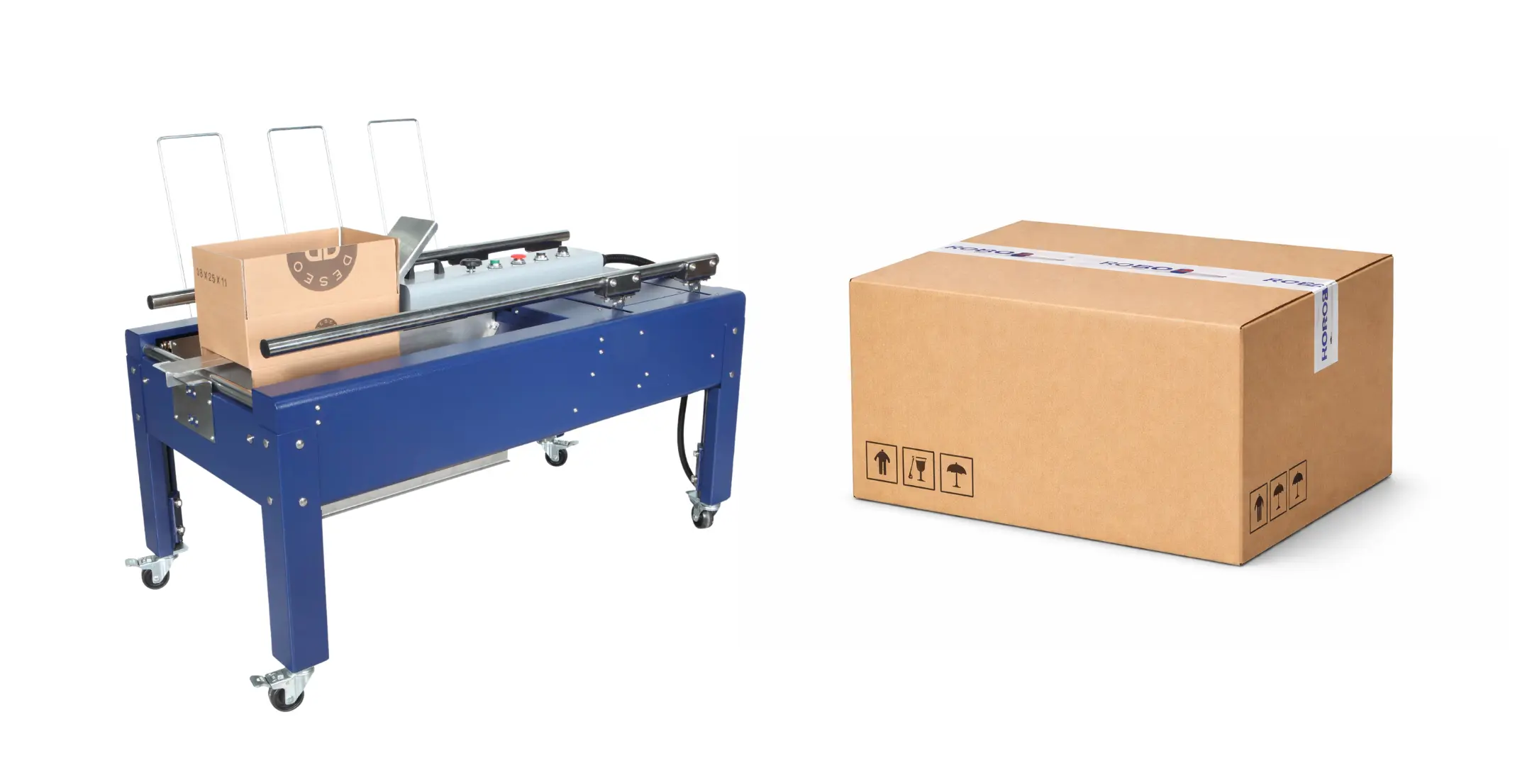 Robopac Starbox Semi-Automatic Box Bottom Sealing Machine