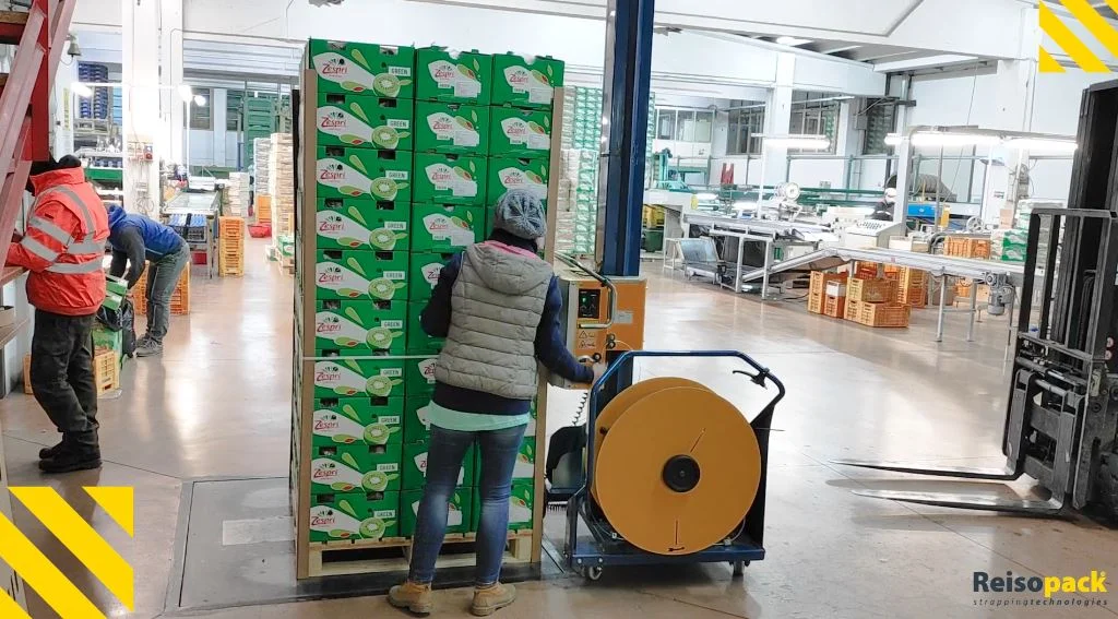 Reisopack 2820 Semi-Automatic Horizontal Pallet Strapping Machine