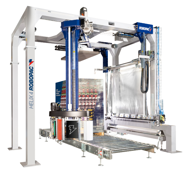 Robopac Helix Evo 4 Fully Automatic Pallet Stretching Machine